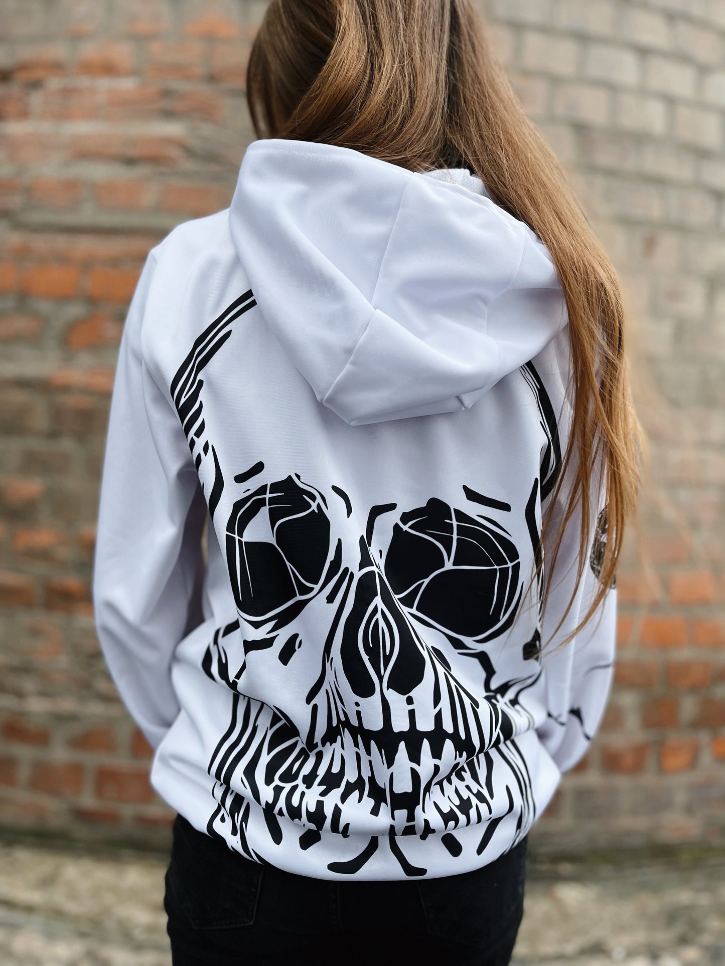 Mikina NIGHTMARE WHITE