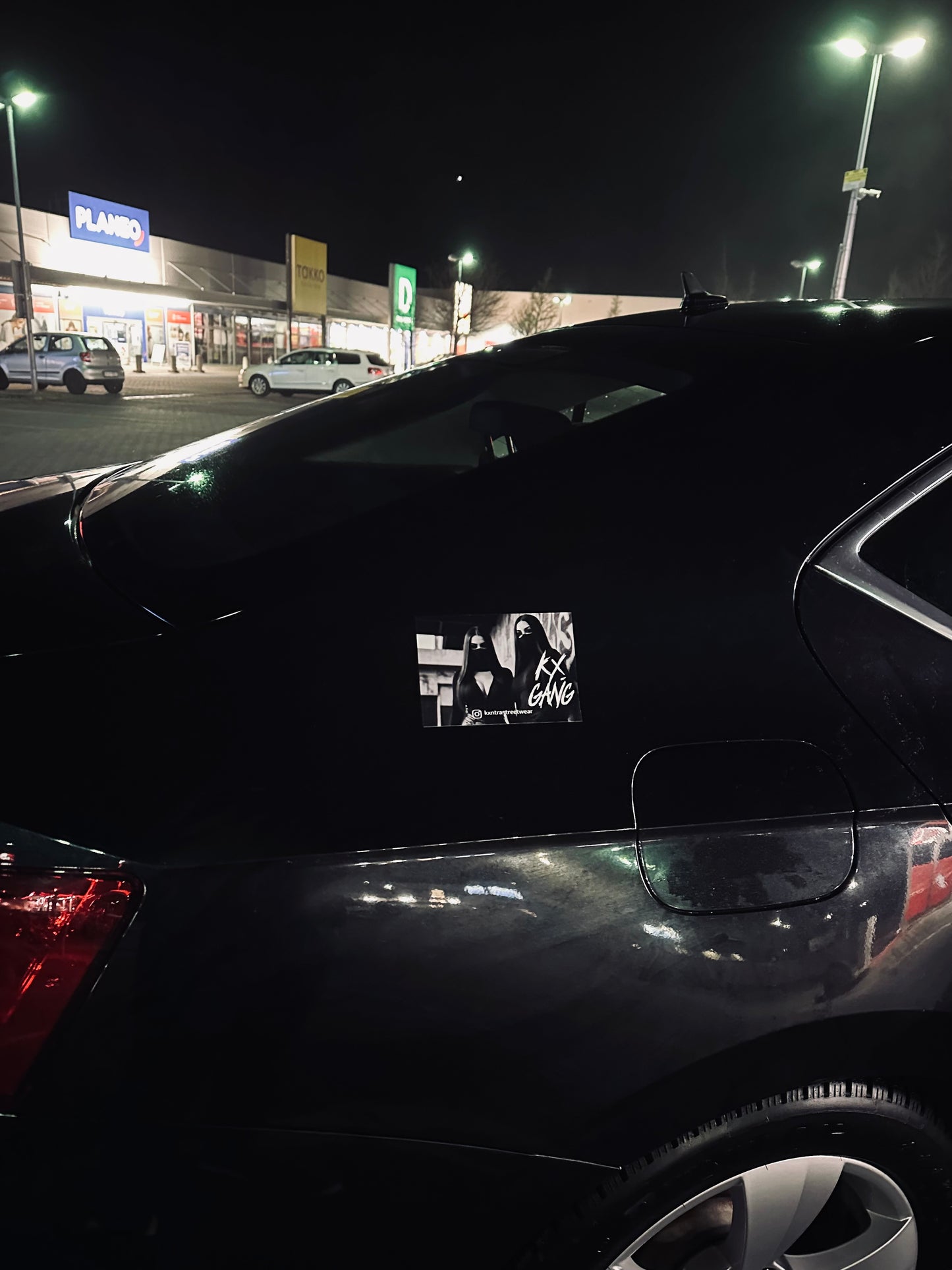 Nálepka na auto - TEAM BLACK